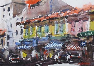 Zhu Hong Old Shop House Painting
